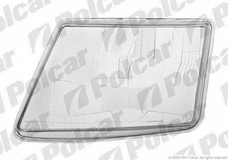 Стекло фары POLCAR 501212E