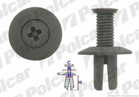 Колышек POLCAR RX60001S