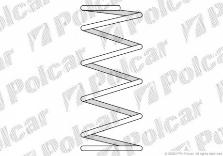 Пружина POLCAR SU10188 (фото 1)