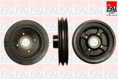 MITSUBISHI Шкив к/вала Pajero 2,5 90- AUTOPARTS FAI FVD1020