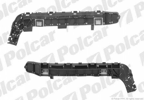Кронштейн бампера правый POLCAR 3829966X