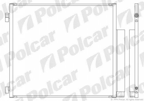 Радиаторы кондиционера POLCAR 8169K81K