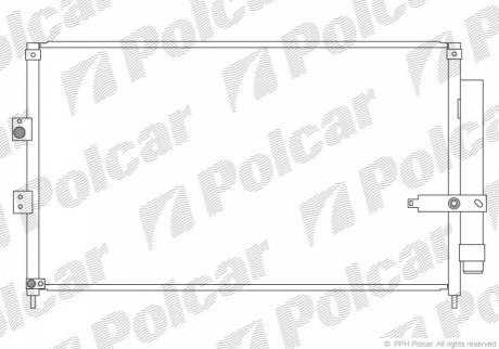 Радиаторы кондиционера POLCAR 3828K81K