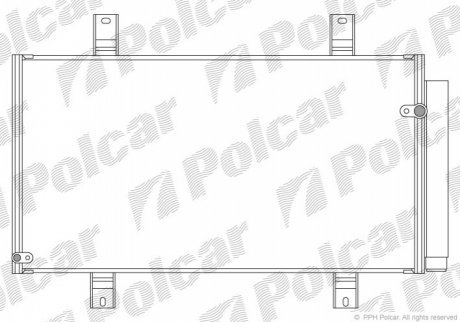 Радиаторы кондиционера POLCAR 4548K81K