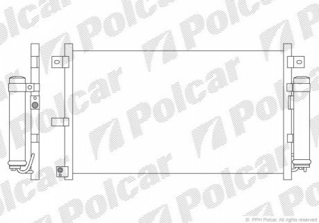 Радиаторы кондиционера POLCAR 4526K81K (фото 1)