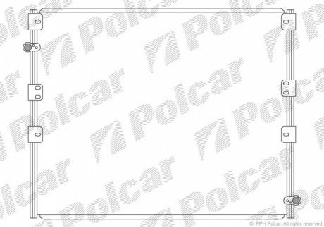 Радиаторы кондиционера POLCAR 8177K81K