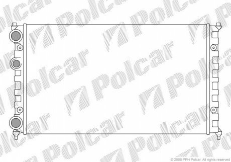 Радиаторы охлаждения POLCAR 671308-6