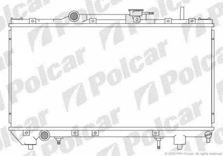 Радиаторы охлаждения POLCAR 812208-0 (фото 1)