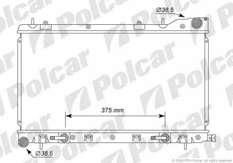 Радиаторы охлаждения POLCAR 7241081K (фото 1)