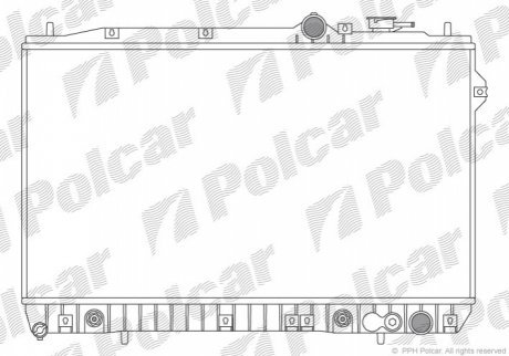 Радиаторы охлаждения POLCAR 401008-1 (фото 1)