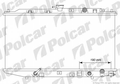 Радиаторы охлаждения POLCAR 380508-1