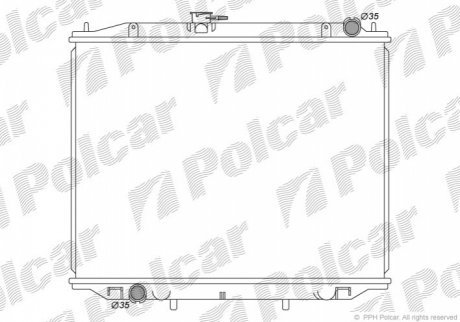 Радиаторы охлаждения POLCAR 2770084K