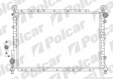 Радиаторы охлаждения POLCAR 140208A1 (фото 1)