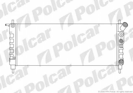 Радиаторы охлаждения POLCAR 555508-5 (фото 1)