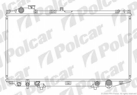 Радиаторы охлаждения POLCAR 802108-1 (фото 1)
