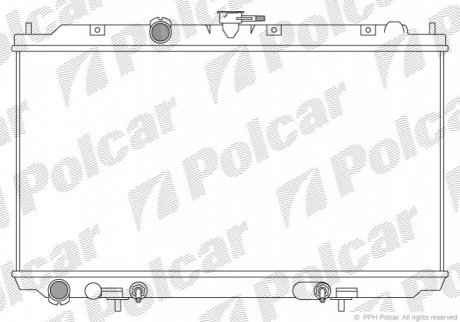 Радиаторы охлаждения POLCAR 273408-2 (фото 1)