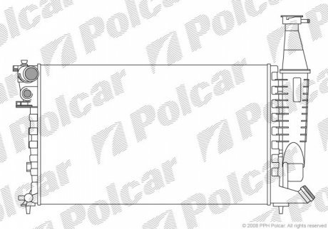 Радиаторы охлаждения POLCAR 235008-2