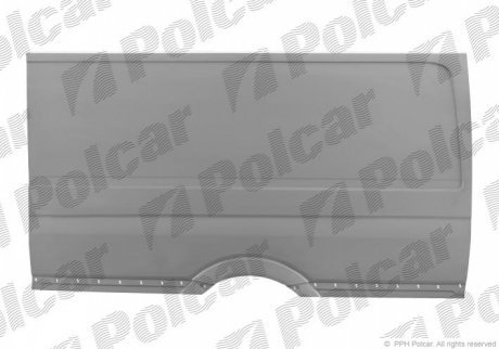 Крыло заднее левый POLCAR 50658342