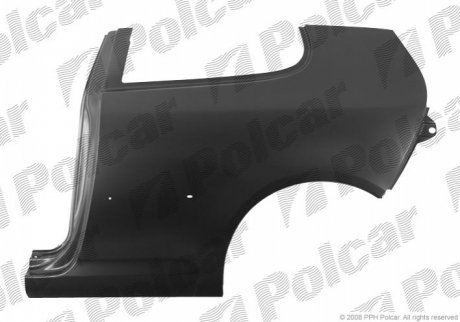 Крыло заднее правый POLCAR 951384