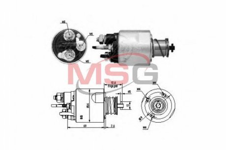 Реле втягуюче стартера ZM ZM5494