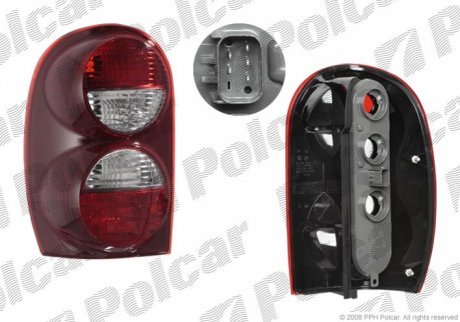 Фонарь задний POLCAR 341087-1
