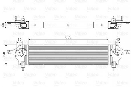 Радиатор наддуву Valeo 818589