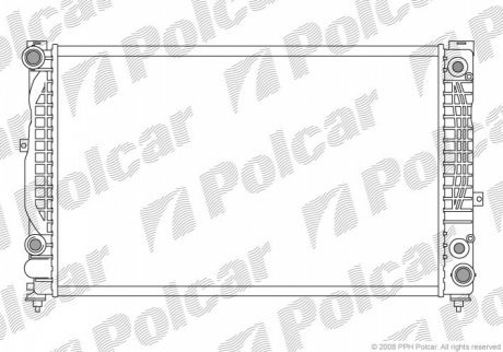 Радиаторы охлаждения POLCAR 132408A6 (фото 1)