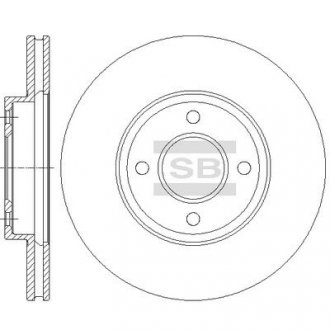 Диск гальмівний HI-Q SD4235