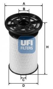 Топливный фильтр UFI UFI Filters 26.076.00