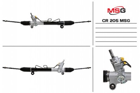 Кермова рейка з г/п Chevrolet Captiva (C100, C140) 07-19 Opel Antara 06- MSG CR205