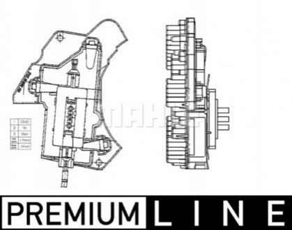 Блок управління обігрівачем Mercedes W202, W210 MAHLE ABR24000P (фото 1)