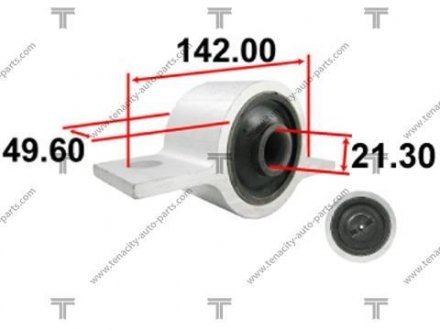 Сайлентблок рычага nissan a33 cefiro 98-03 Tenacity AAMNI1024