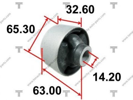 Сайлентблок рычага honda k10 civic 00-05 Tenacity AAMHO1016