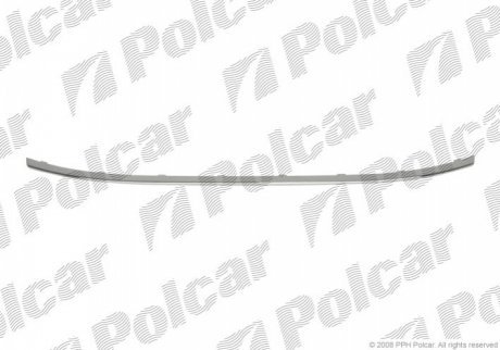 Накладка решетки бампера POLCAR 387827-7 (фото 1)