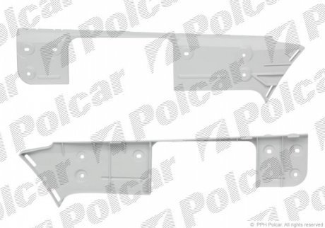 Кронштейн бампера левый POLCAR 32189614X