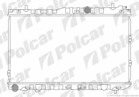 Радиаторы охлаждения POLCAR 4113082X (фото 1)