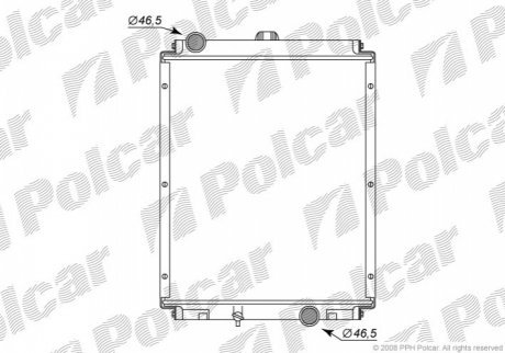 Радиаторы охлаждения POLCAR 529508-1