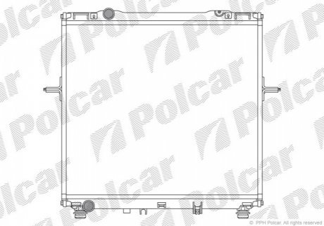 Радиаторы охлаждения POLCAR 4170085X (фото 1)