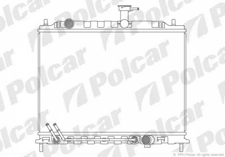 Радиаторы охлаждения POLCAR 4117084X