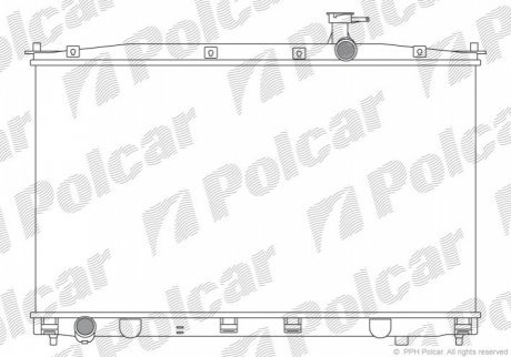 Радіатор охолодження POLCAR 4051082X