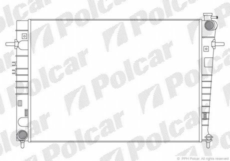 Радиаторы охлаждения POLCAR 4047082X