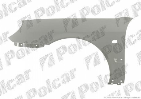 Крыло переднее левый POLCAR 402501