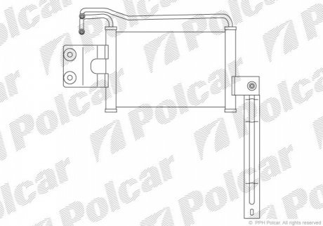 Радиаторы масла POLCAR 4051L81X (фото 1)