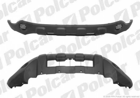 Бампер передний POLCAR 387807-5