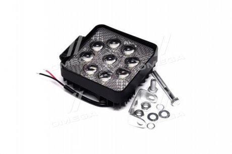 Фара LED додаткова 5D 24V/27W 9діод (квадратна) TEMPEST TP 27-5D-C4