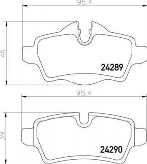 Гальмівні колодки дискові P06 103 Brembo P06103