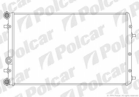 Радиаторы охлаждения POLCAR 691308-5 (фото 1)