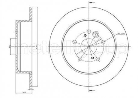 Тормозной диск CIFAM 800-803C