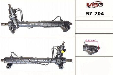 Кермова рейка з г/п Suzuki Grand Vitara 1.6, 1.9 DDiS, 2.0 05-19 MSG SZ204