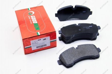 Тормозные колодки перед. Sprinter/Crafter 06- (спарка) GOODREM RM1180